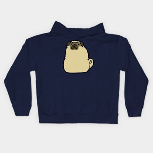 Fat Pug Blob Kids Hoodie